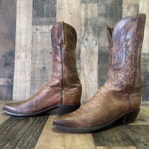 Lucchese N454054 Mad Dog 1883 Snip Toe Cowboy Boots Womens 9.5 B